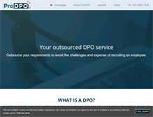 Tablet Screenshot of prodpo.com